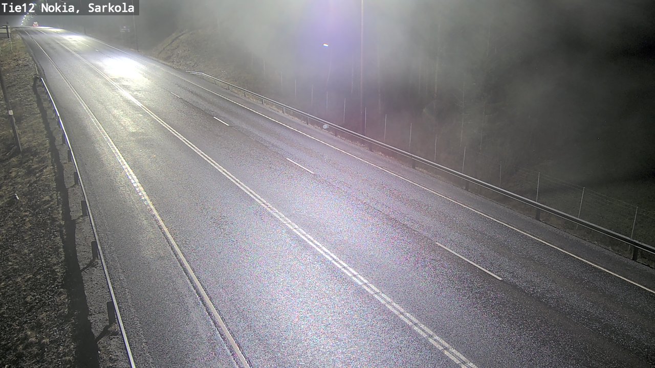 Weather Camera Image Road 12 Nokia, Sarkola, Nokia, Pirkanmaa