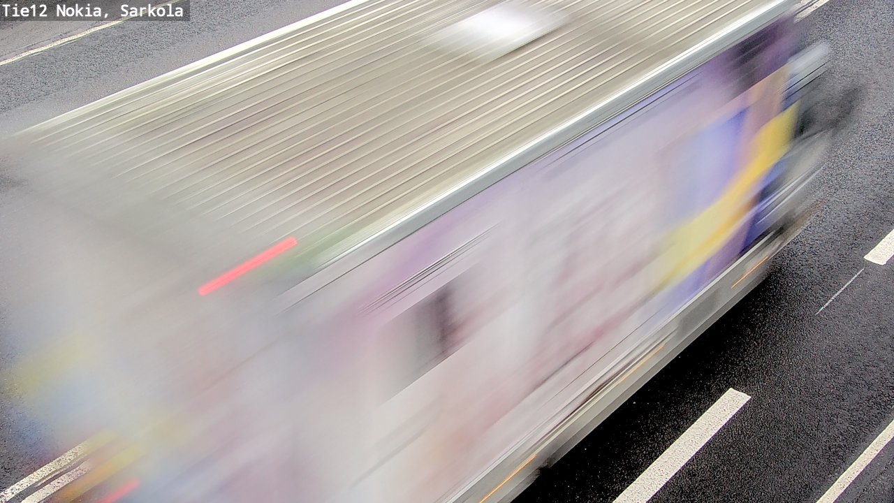 Weather Camera Image Road 12 Nokia, Sarkola, Nokia, Pirkanmaa