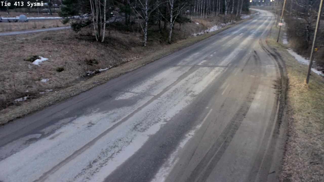 Weather Camera Image Road 413 Sysmä, Sysmä, Päijät-Häme