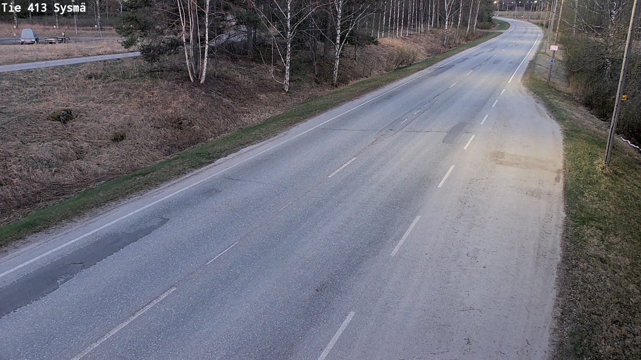 Weather Camera Image Road 413 Sysmä, Sysmä, Päijät-Häme
