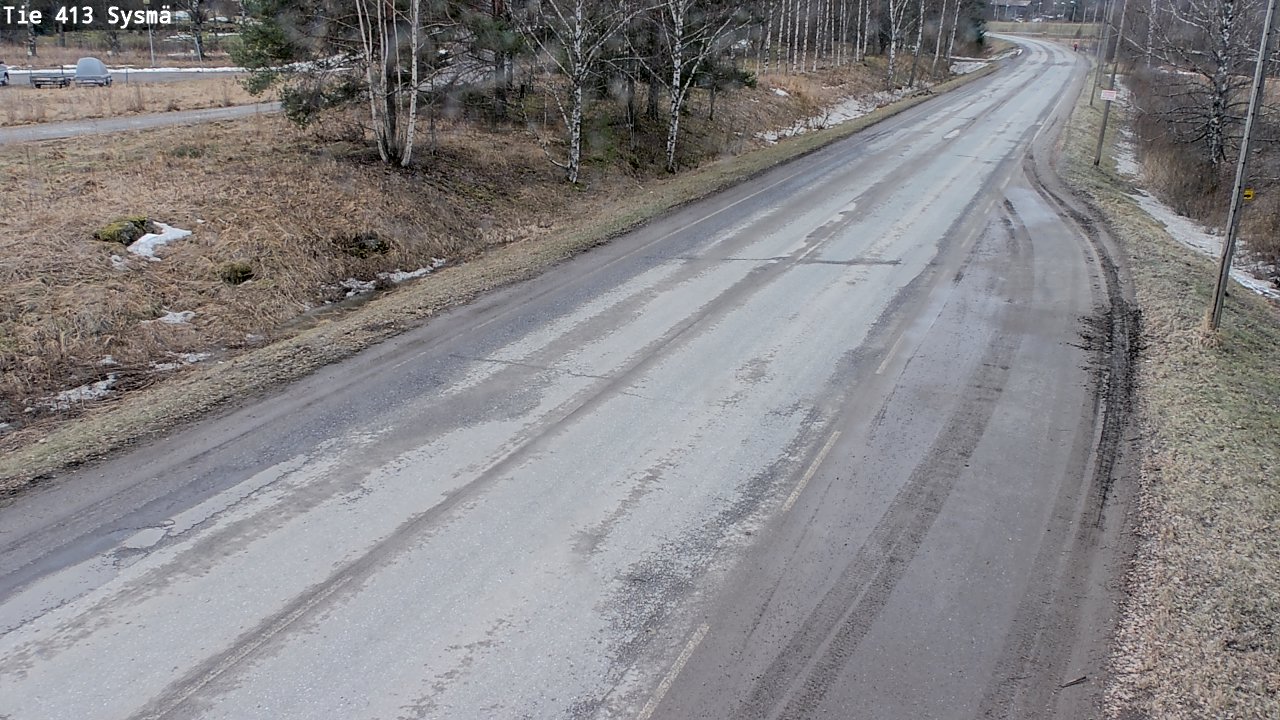 Weather Camera Image Road 413 Sysmä, Sysmä, Päijät-Häme