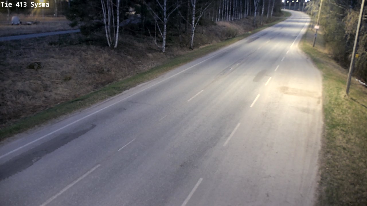 Weather Camera Image Road 413 Sysmä, Sysmä, Päijät-Häme