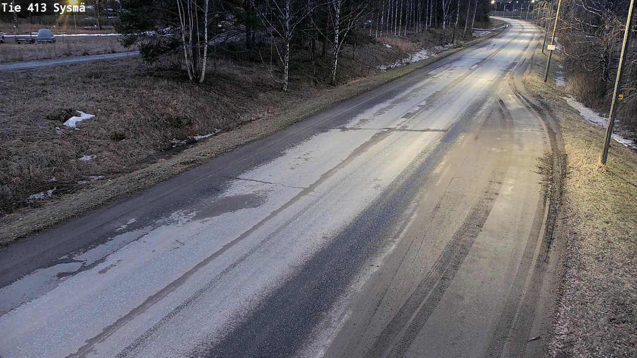 Weather Camera Image Road 413 Sysmä, Sysmä, Päijät-Häme