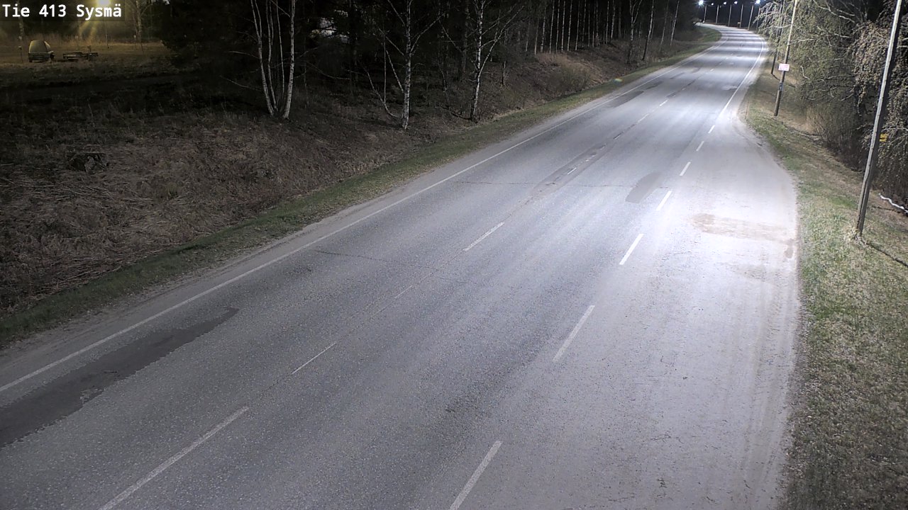 Weather Camera Image Road 413 Sysmä, Sysmä, Päijät-Häme