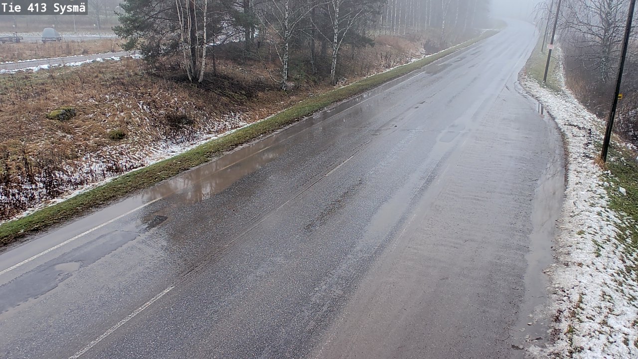 Weather Camera Image Road 413 Sysmä, Sysmä, Päijät-Häme