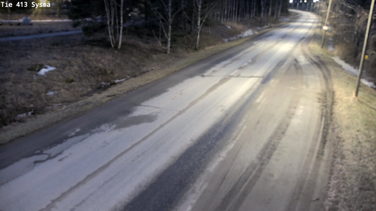 Weather Camera Image Road 413 Sysmä, Sysmä, Päijät-Häme