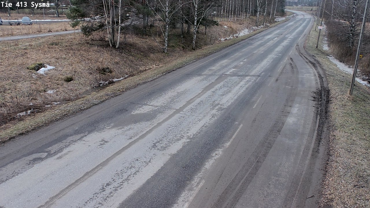 Weather Camera Image Road 413 Sysmä, Sysmä, Päijät-Häme