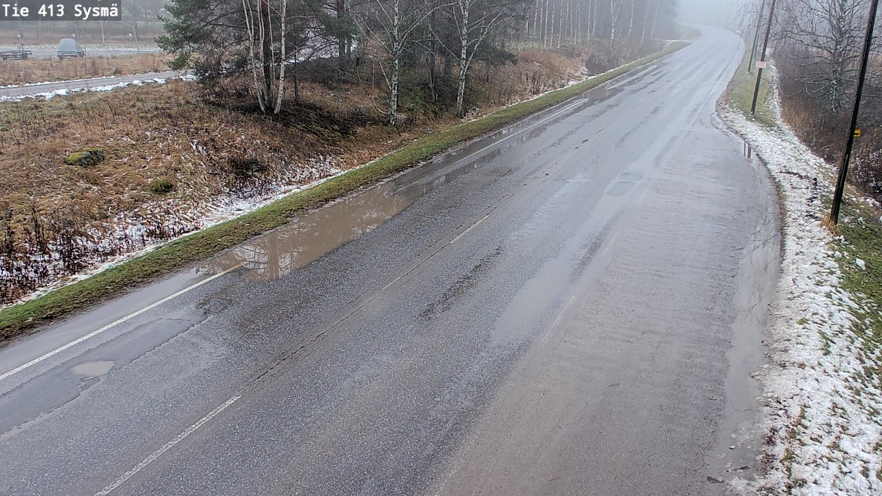 Weather Camera Image Road 413 Sysmä, Sysmä, Päijät-Häme