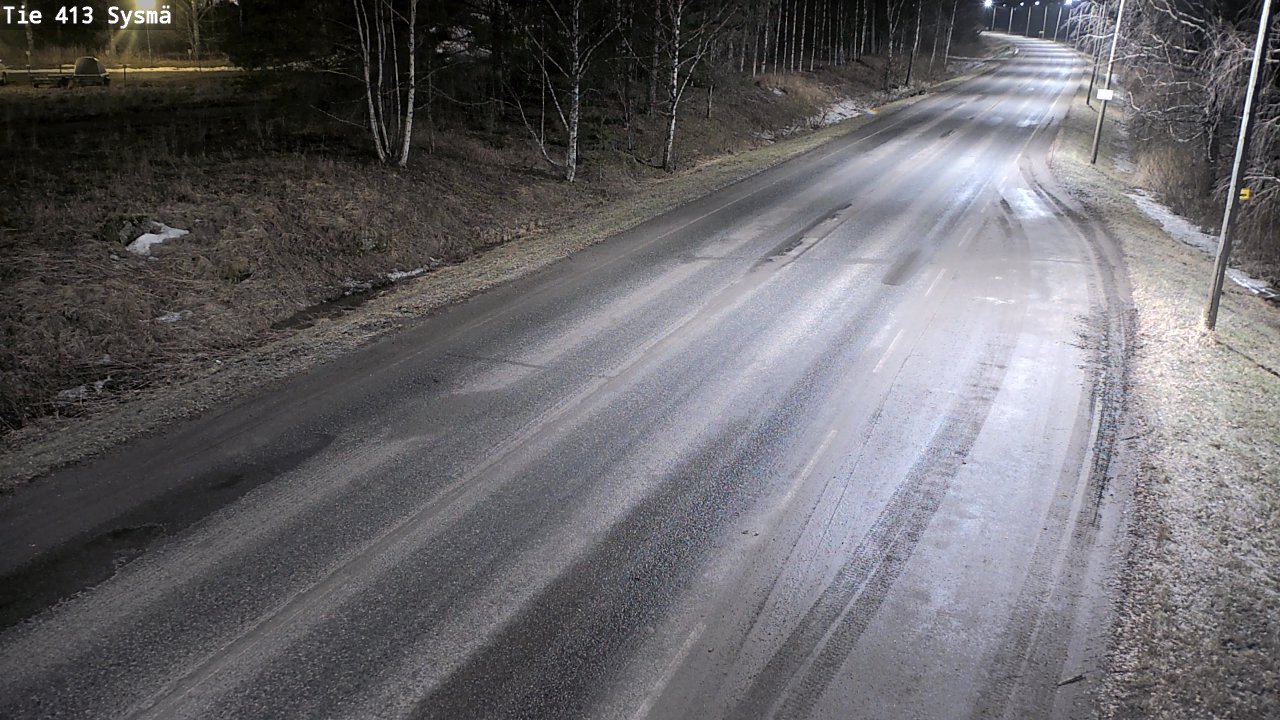 Weather Camera Image Road 413 Sysmä, Sysmä, Päijät-Häme