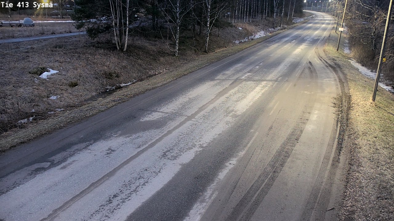 Weather Camera Image Road 413 Sysmä, Sysmä, Päijät-Häme