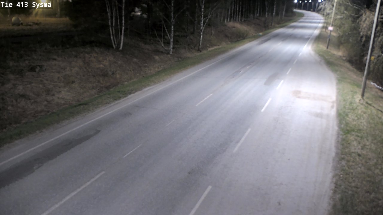 Weather Camera Image Road 413 Sysmä, Sysmä, Päijät-Häme