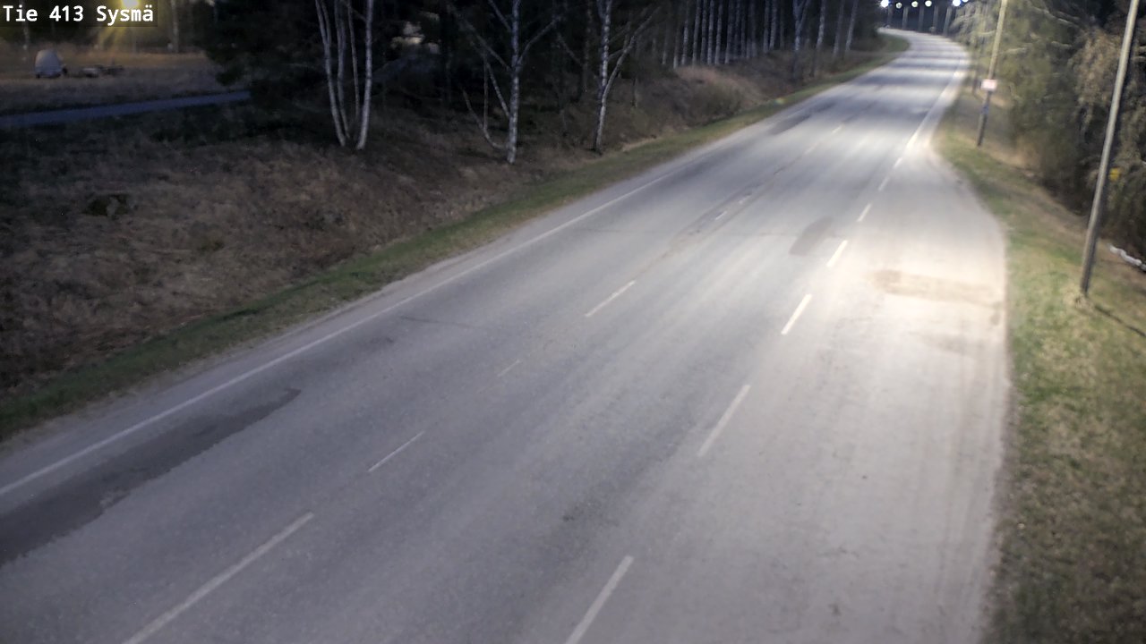 Weather Camera Image Road 413 Sysmä, Sysmä, Päijät-Häme