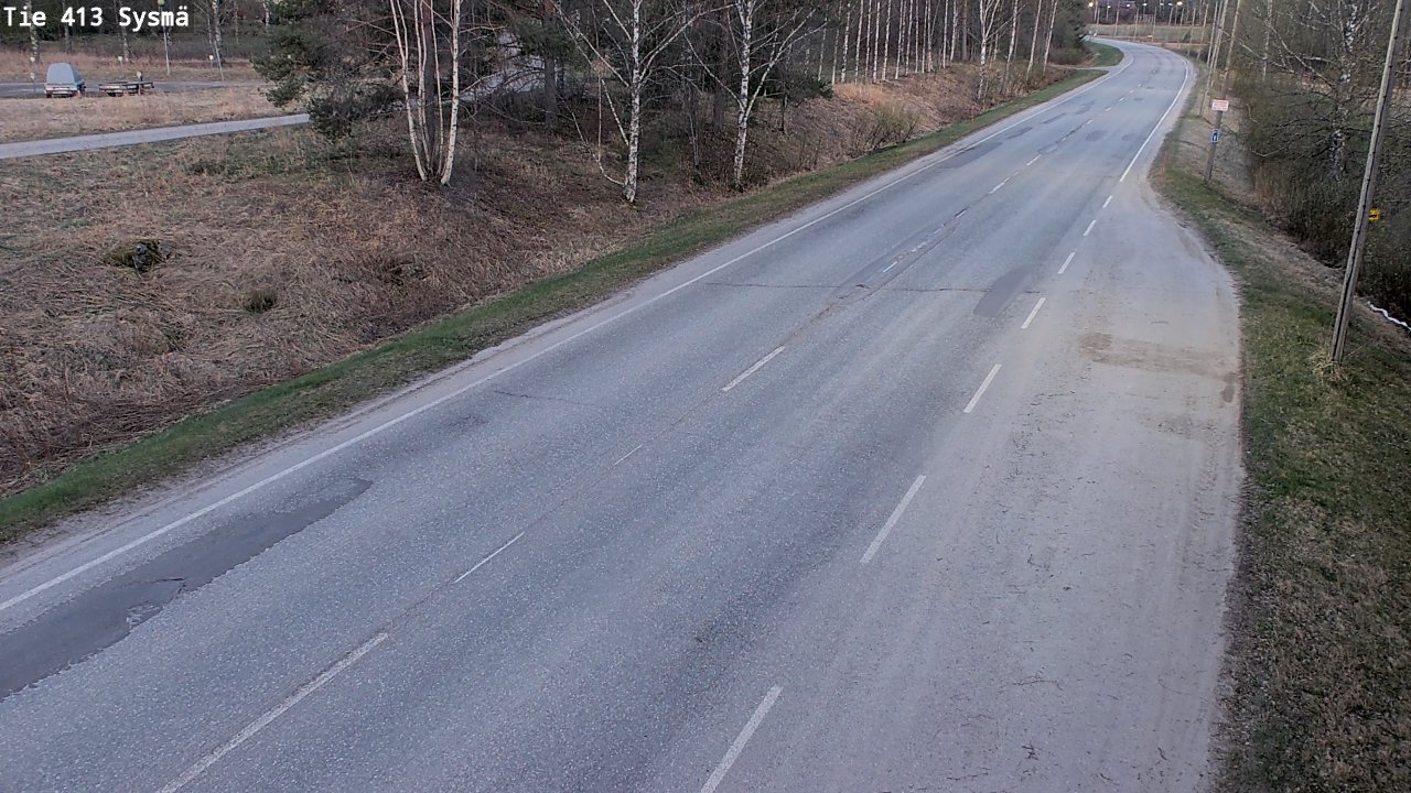 Weather Camera Image Road 413 Sysmä, Sysmä, Päijät-Häme