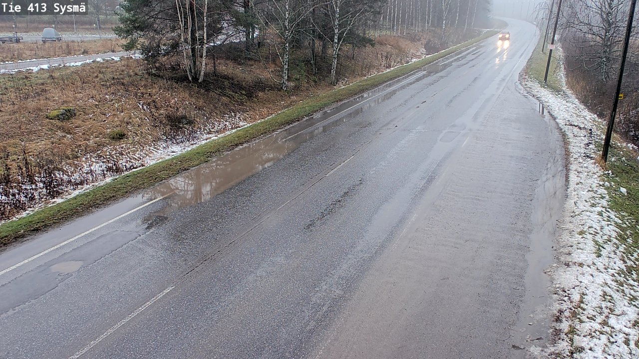 Weather Camera Image Road 413 Sysmä, Sysmä, Päijät-Häme