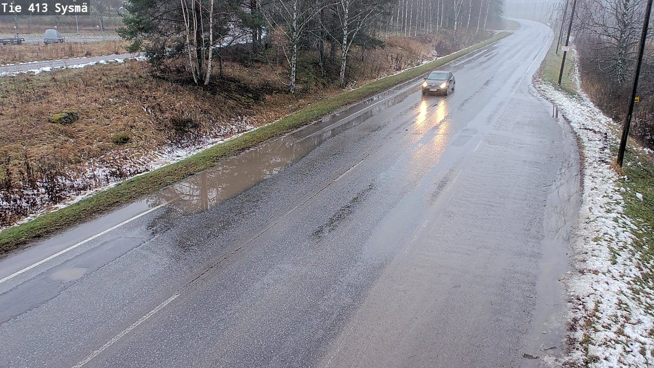 Weather Camera Image Road 413 Sysmä, Sysmä, Päijät-Häme