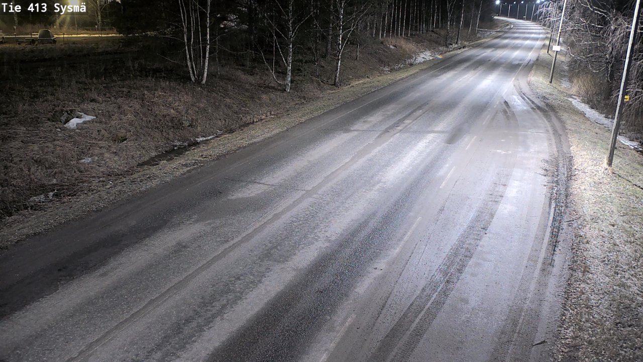 Weather Camera Image Road 413 Sysmä, Sysmä, Päijät-Häme
