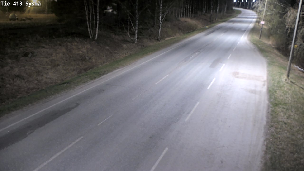 Weather Camera Image Road 413 Sysmä, Sysmä, Päijät-Häme