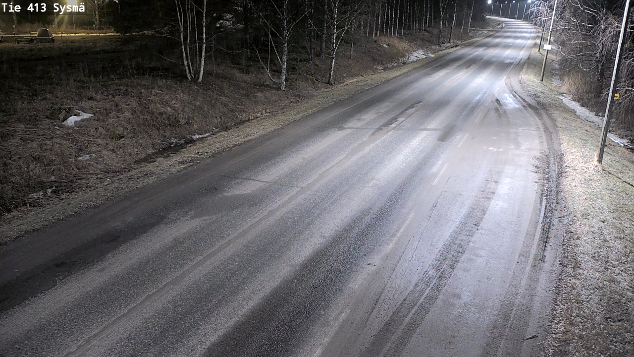 Weather Camera Image Road 413 Sysmä, Sysmä, Päijät-Häme