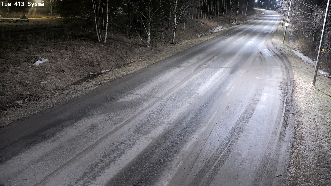 Weather Camera Image Road 413 Sysmä, Sysmä, Päijät-Häme