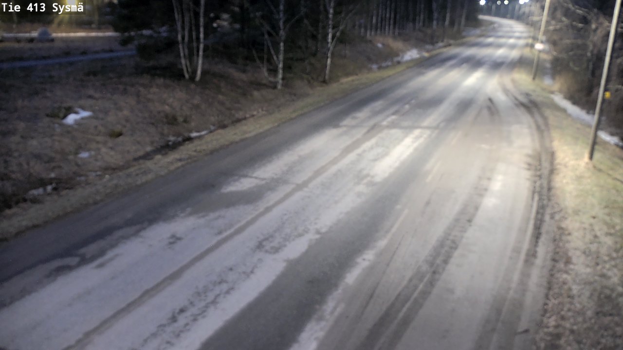 Weather Camera Image Road 413 Sysmä, Sysmä, Päijät-Häme