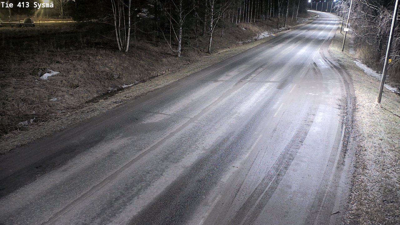 Weather Camera Image Road 413 Sysmä, Sysmä, Päijät-Häme