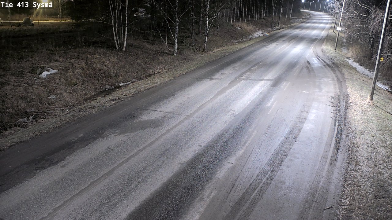 Weather Camera Image Road 413 Sysmä, Sysmä, Päijät-Häme