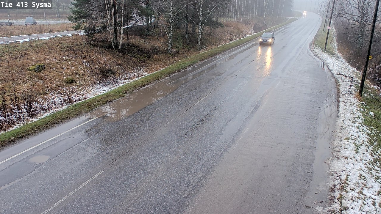 Weather Camera Image Road 413 Sysmä, Sysmä, Päijät-Häme