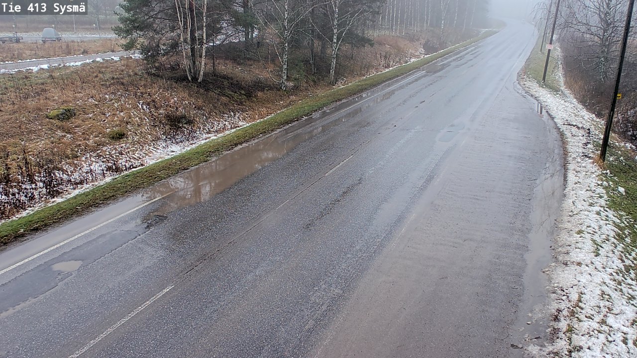Weather Camera Image Road 413 Sysmä, Sysmä, Päijät-Häme