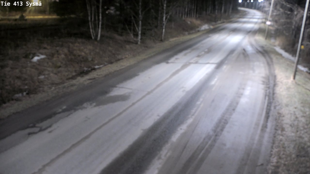 Weather Camera Image Road 413 Sysmä, Sysmä, Päijät-Häme