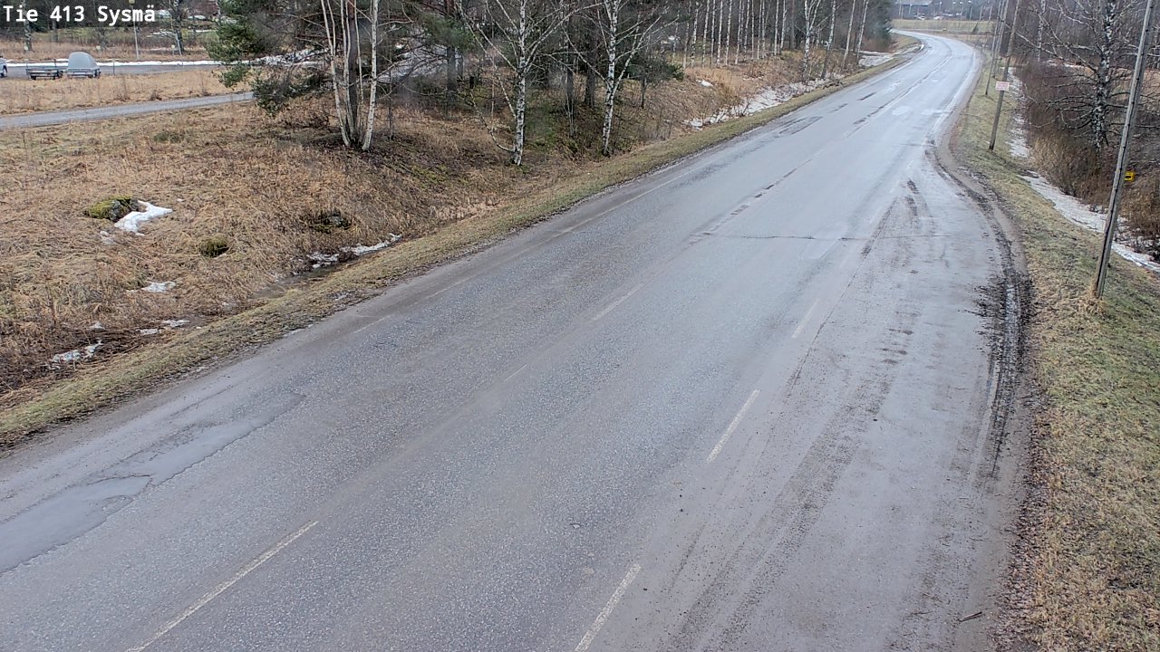 Weather Camera Image Road 413 Sysmä, Sysmä, Päijät-Häme