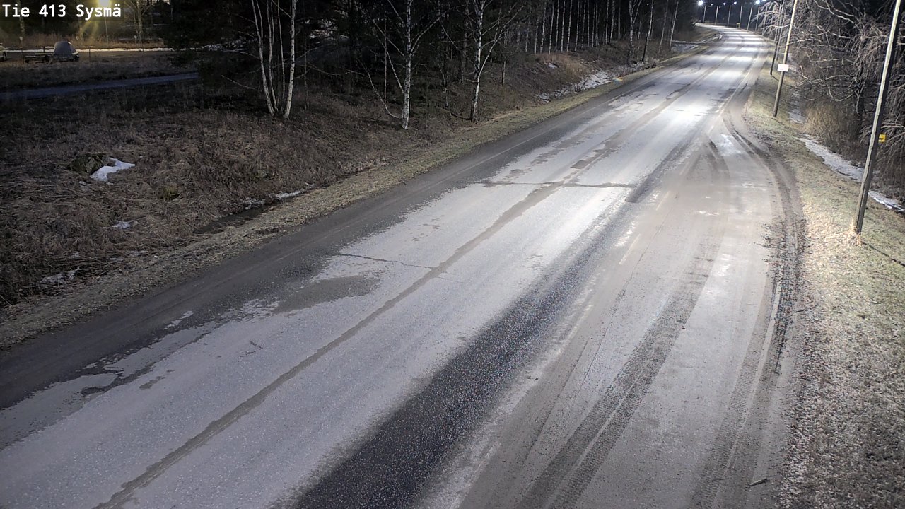 Weather Camera Image Road 413 Sysmä, Sysmä, Päijät-Häme