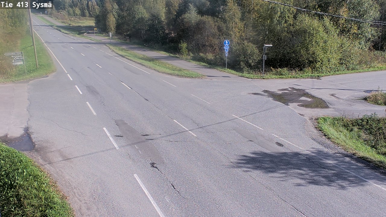 Weather Camera Image Road 413 Sysmä, Sysmä, Päijät-Häme