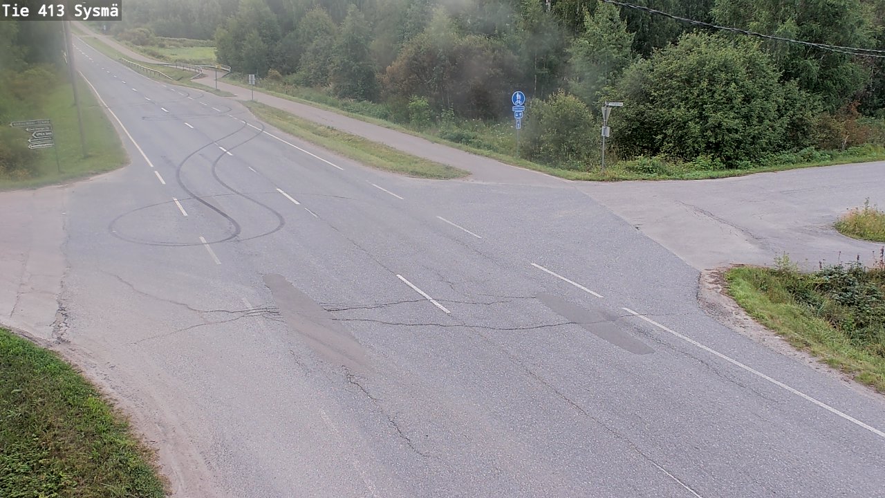 Weather Camera Image Road 413 Sysmä, Sysmä, Päijät-Häme