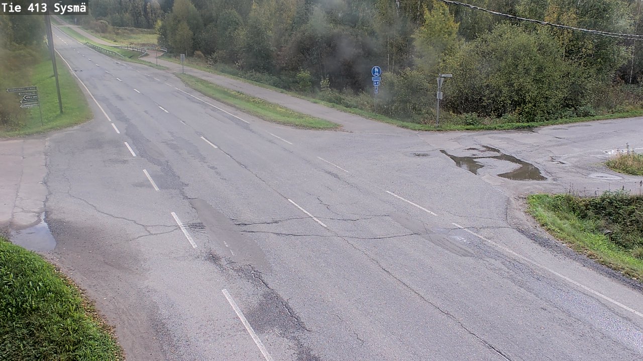Weather Camera Image Road 413 Sysmä, Sysmä, Päijät-Häme