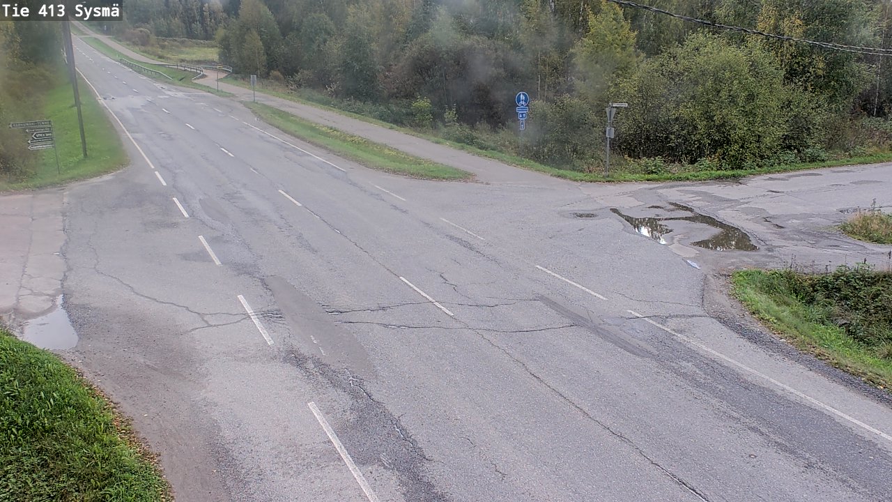 Weather Camera Image Road 413 Sysmä, Sysmä, Päijät-Häme