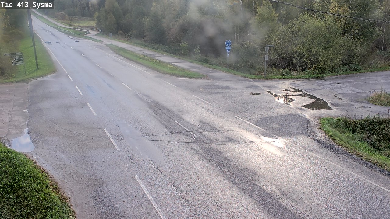Weather Camera Image Road 413 Sysmä, Sysmä, Päijät-Häme