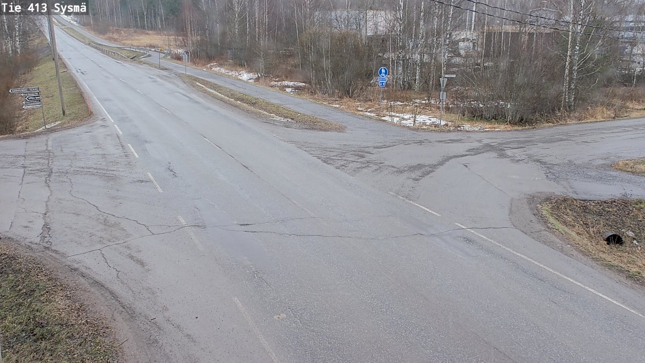 Weather Camera Image Road 413 Sysmä, Sysmä, Päijät-Häme