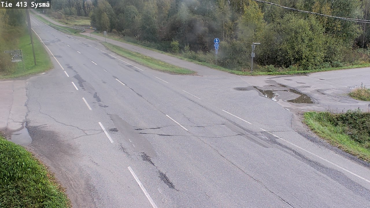 Weather Camera Image Road 413 Sysmä, Sysmä, Päijät-Häme