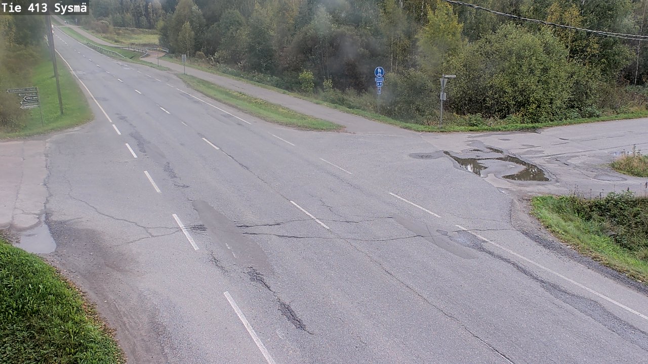 Weather Camera Image Road 413 Sysmä, Sysmä, Päijät-Häme