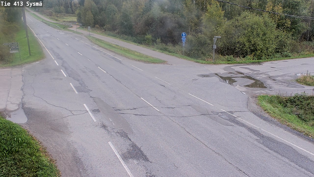 Weather Camera Image Road 413 Sysmä, Sysmä, Päijät-Häme