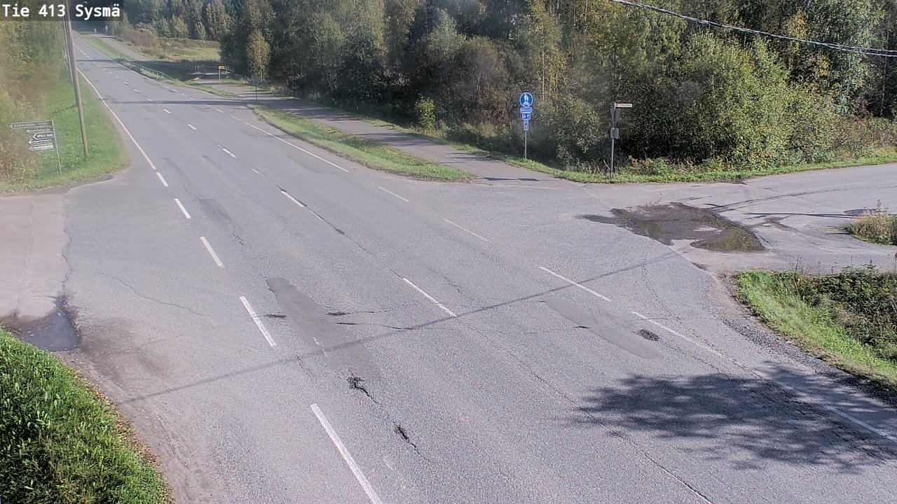 Weather Camera Image Road 413 Sysmä, Sysmä, Päijät-Häme