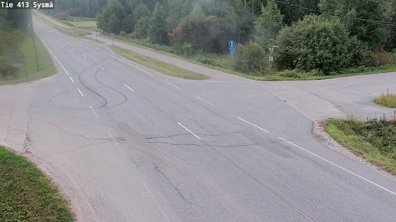 Weather Camera Image Road 413 Sysmä, Sysmä, Päijät-Häme