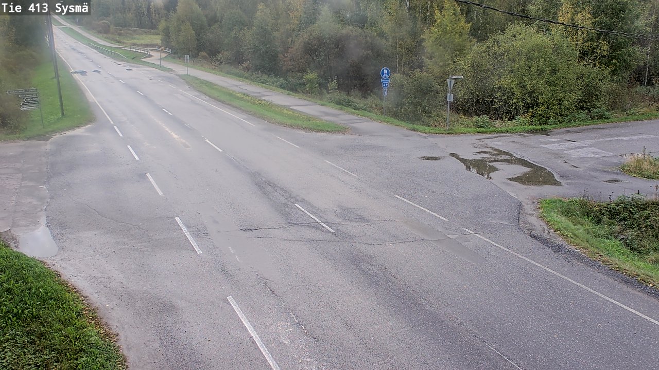 Weather Camera Image Road 413 Sysmä, Sysmä, Päijät-Häme