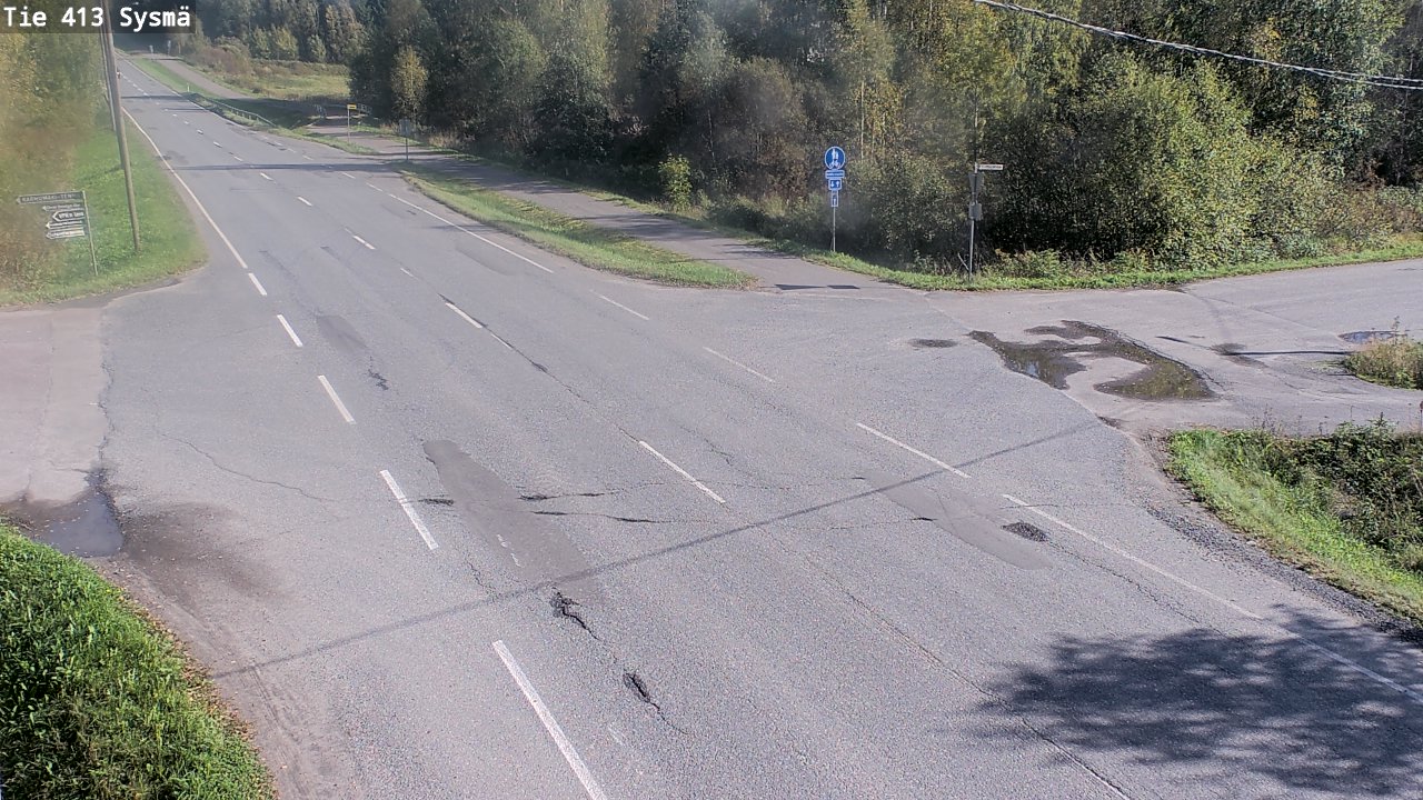 Weather Camera Image Road 413 Sysmä, Sysmä, Päijät-Häme