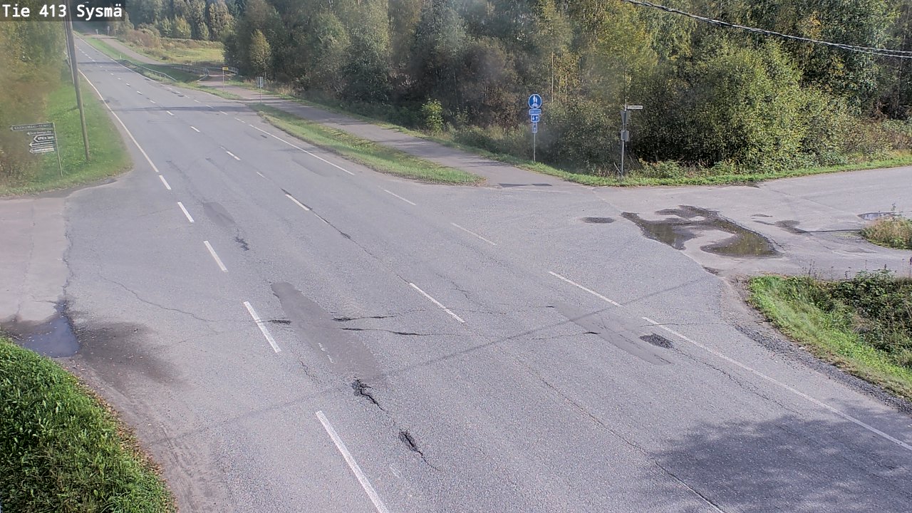Weather Camera Image Road 413 Sysmä, Sysmä, Päijät-Häme