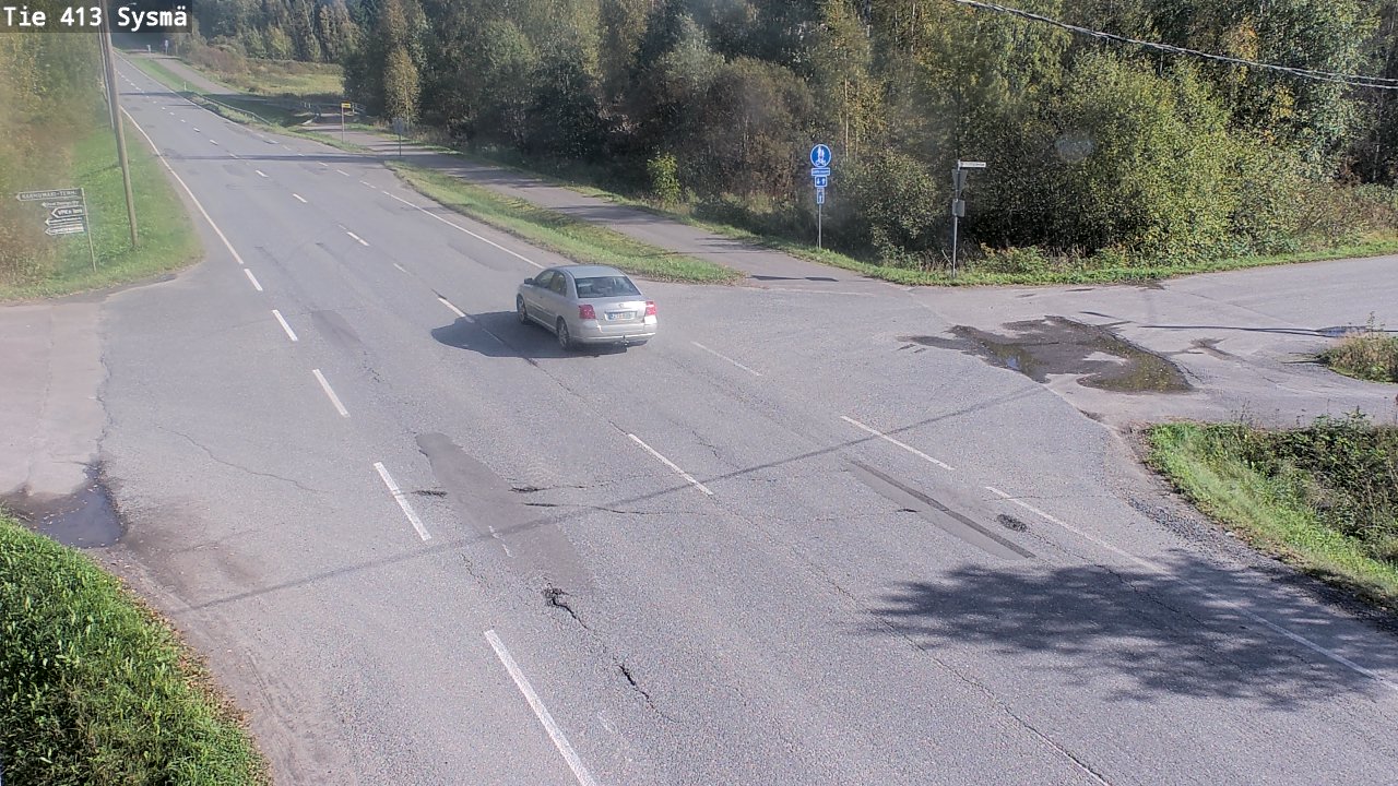 Weather Camera Image Road 413 Sysmä, Sysmä, Päijät-Häme
