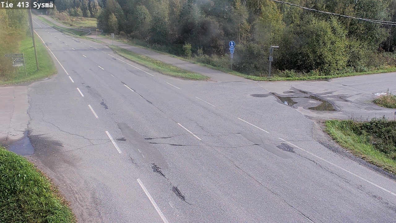Weather Camera Image Road 413 Sysmä, Sysmä, Päijät-Häme