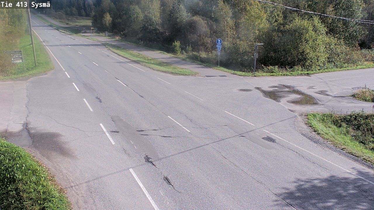 Weather Camera Image Road 413 Sysmä, Sysmä, Päijät-Häme