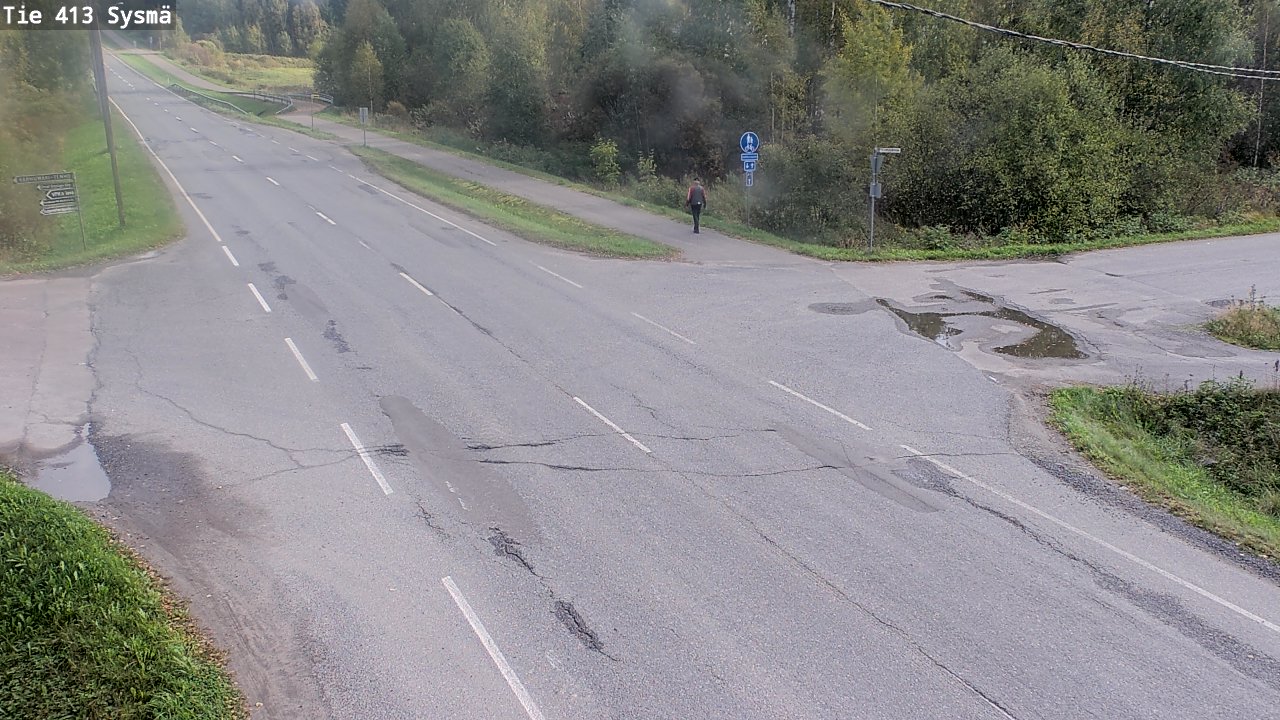Weather Camera Image Road 413 Sysmä, Sysmä, Päijät-Häme