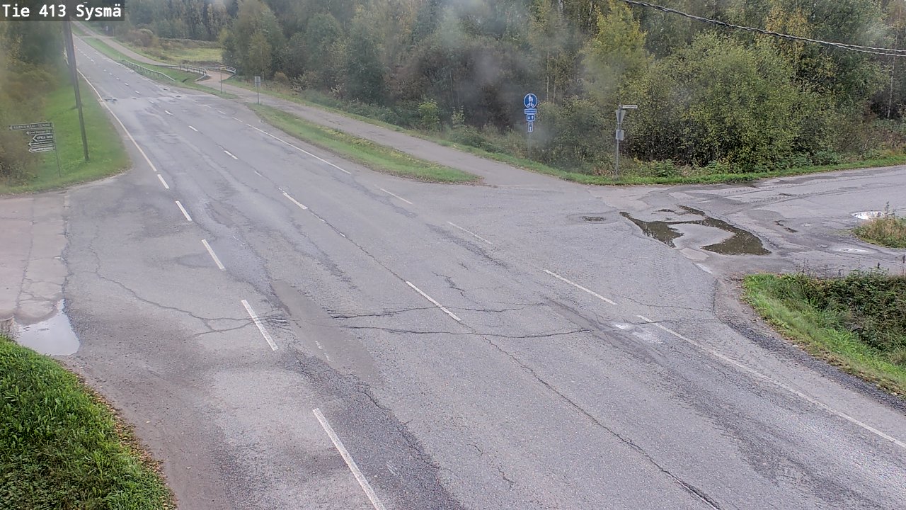 Weather Camera Image Road 413 Sysmä, Sysmä, Päijät-Häme